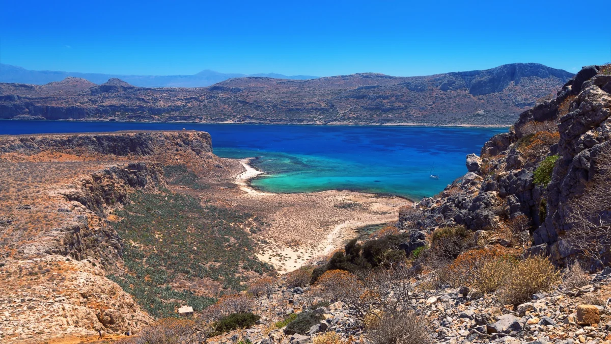 Góry i natura — Akanthios Grecka Macedonia Grecja
