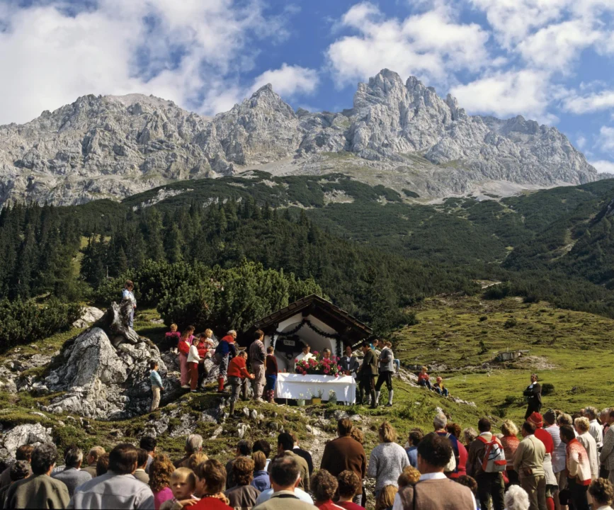 Góry i natura — Alpe di Siusi Południowy Tyrol Austria