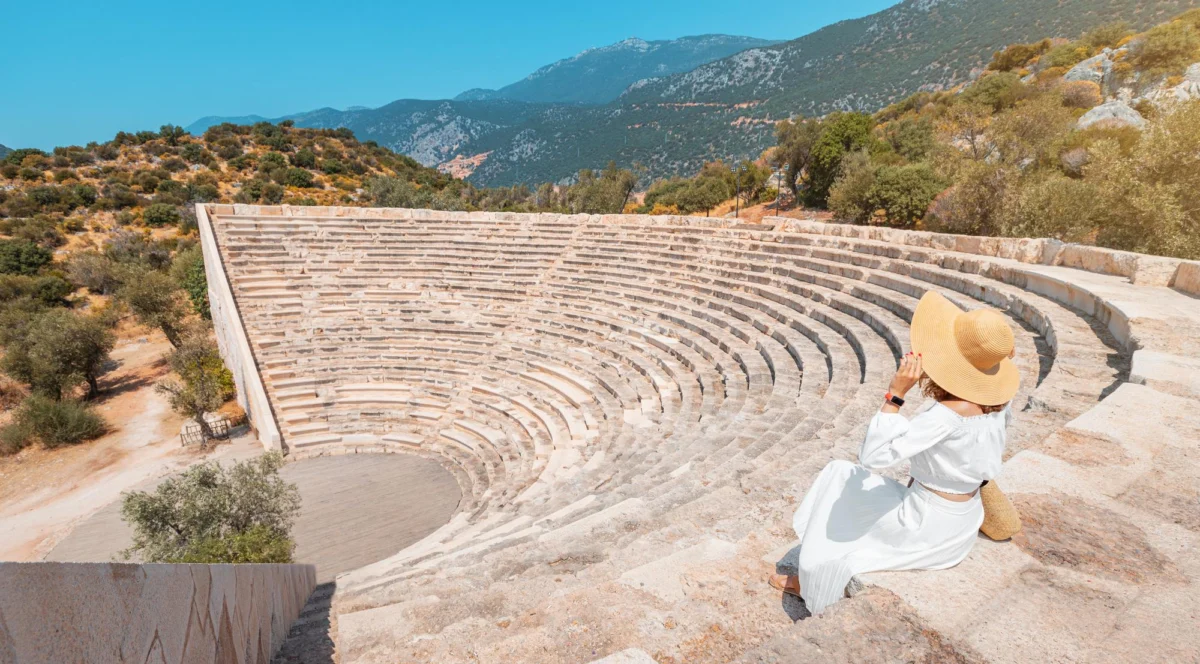 Miasto i architektura — Amfiteatr w Bodrumie Bodrum Turcja