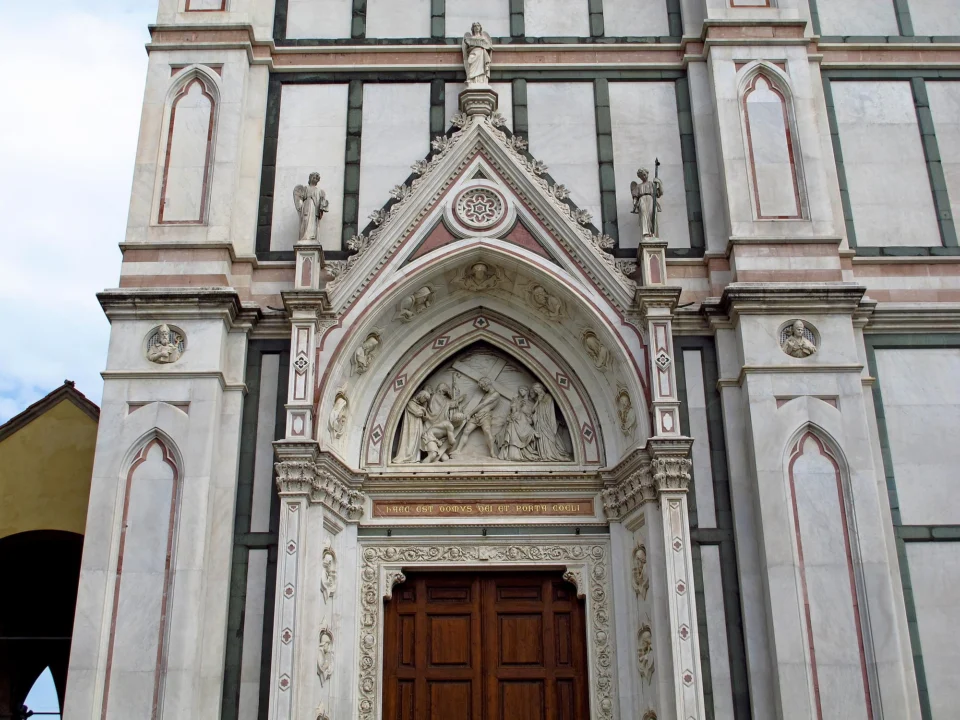 Góry i natura — Bazylika Santa Croce Florencja Włochy