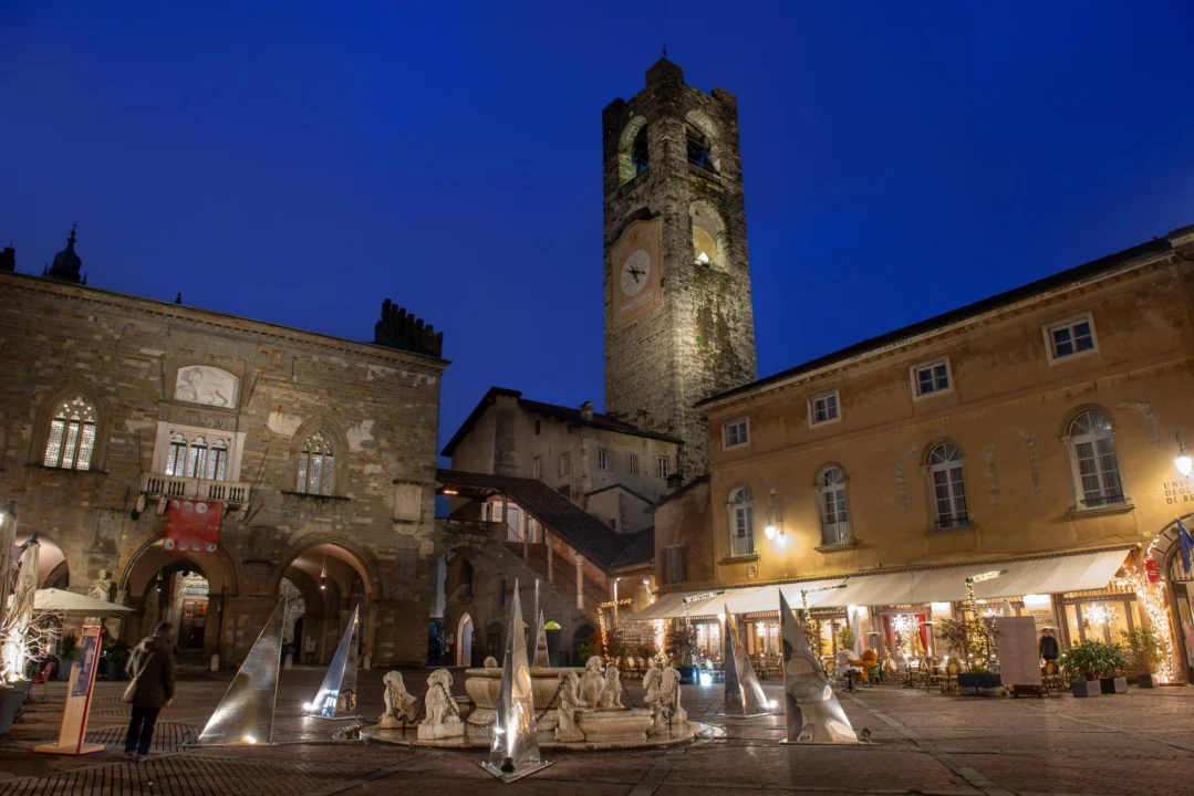 Góry i natura — Bergamo Lombardia Włochy