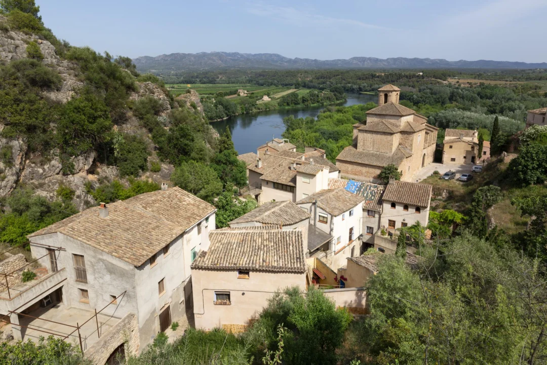Miasto i architektura — Castell de Miravet Costa Dorada Hiszpania