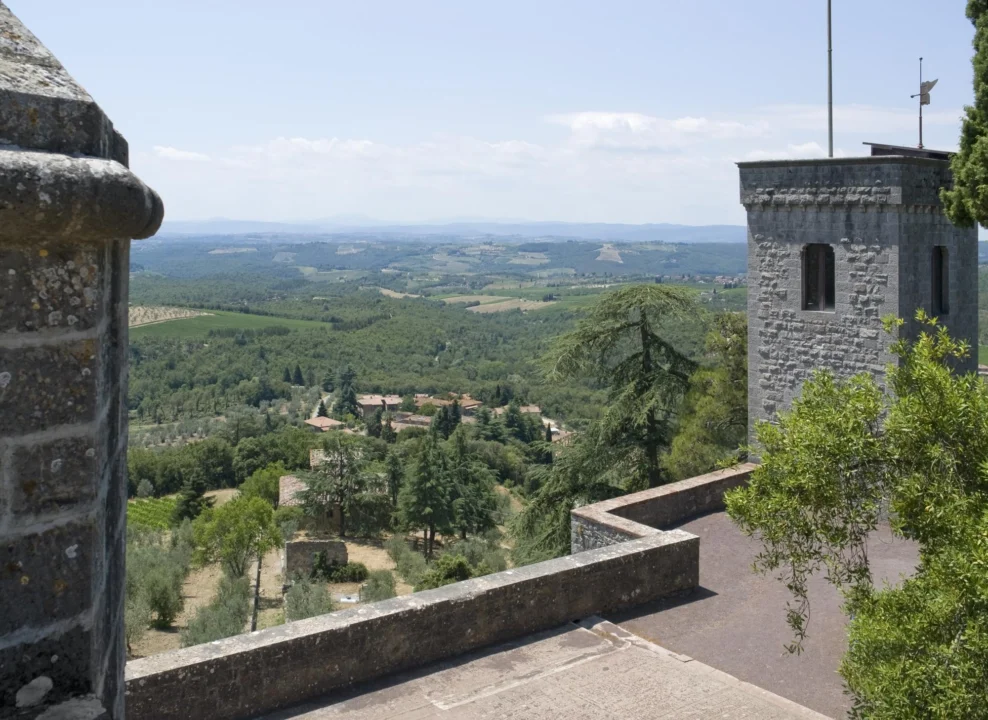 Góry i natura — Castiglione del Lago Umbria Włochy