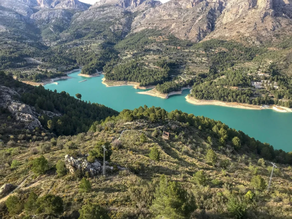 Miasto i architektura — Castillo de Guadalest Costa Blanca Hiszpania