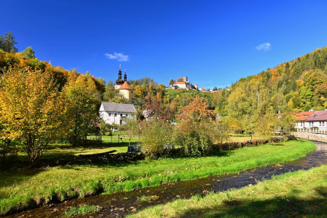 Góry i natura — Český Krumlov Czechy