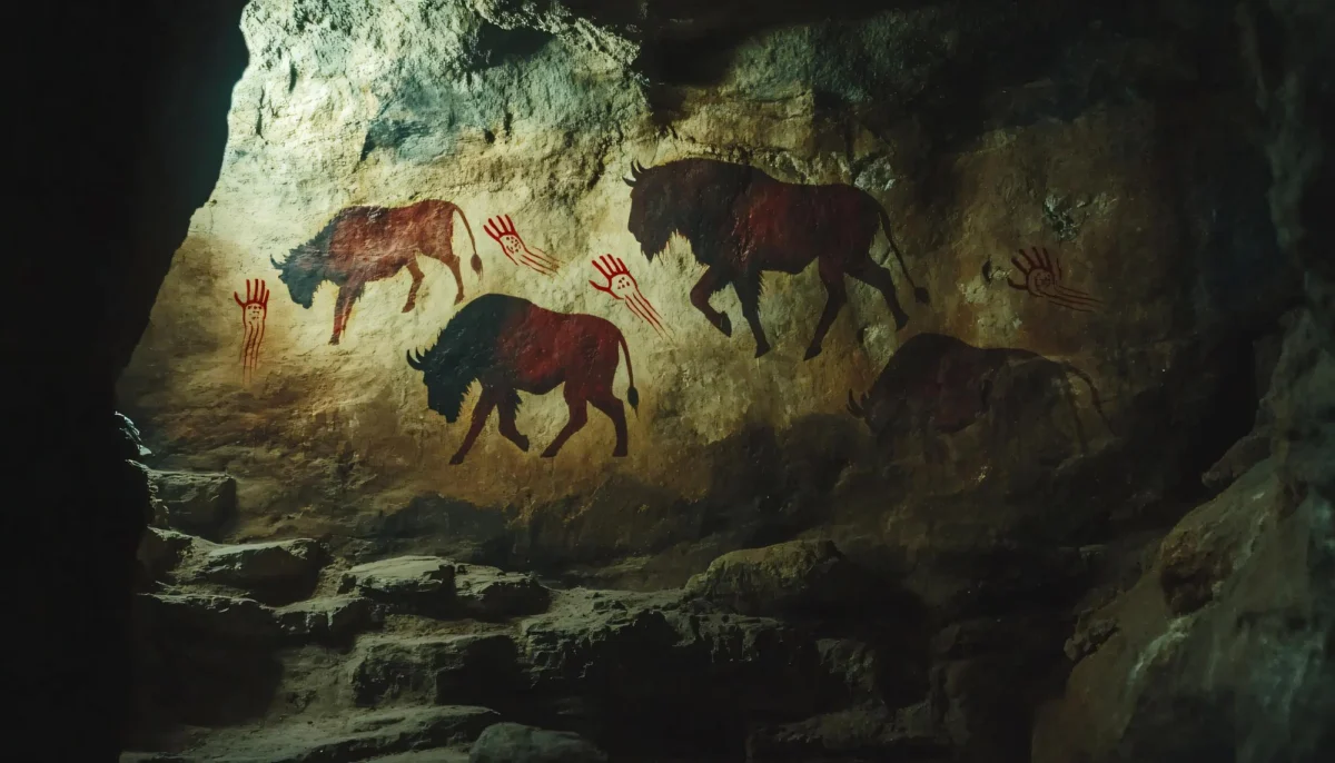 Góry i natura — Cueva de Altamira Zielone Wybrzeże Hiszpania
