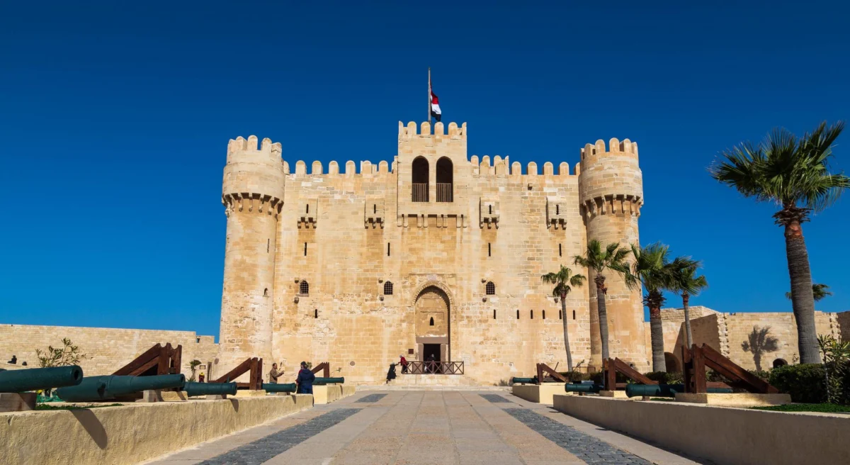 Miasto i architektura — Cytadela Qaitbay Aleksandria Egipt