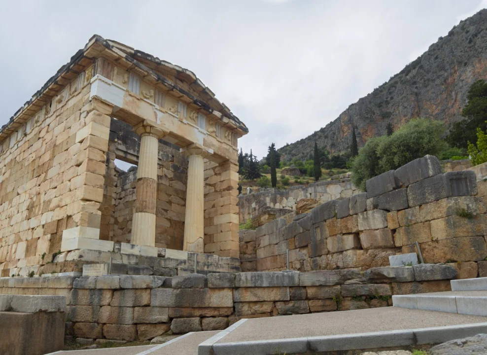 Miasto i architektura — Delphi Grecja