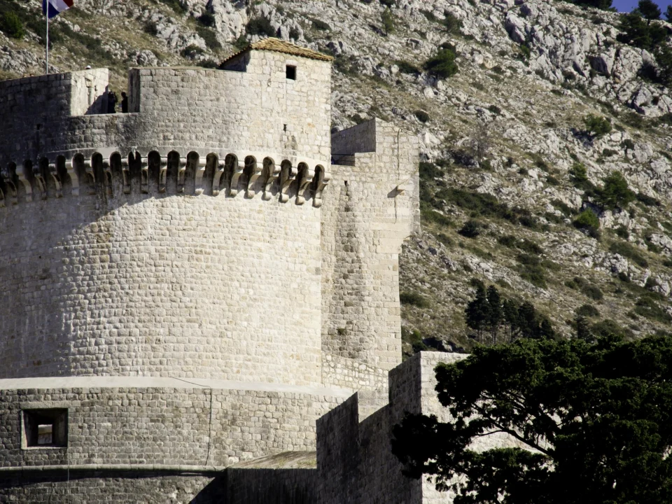 Góry i natura — Forteca Kamerlengo Wyspa Ciovo Chorwacja
