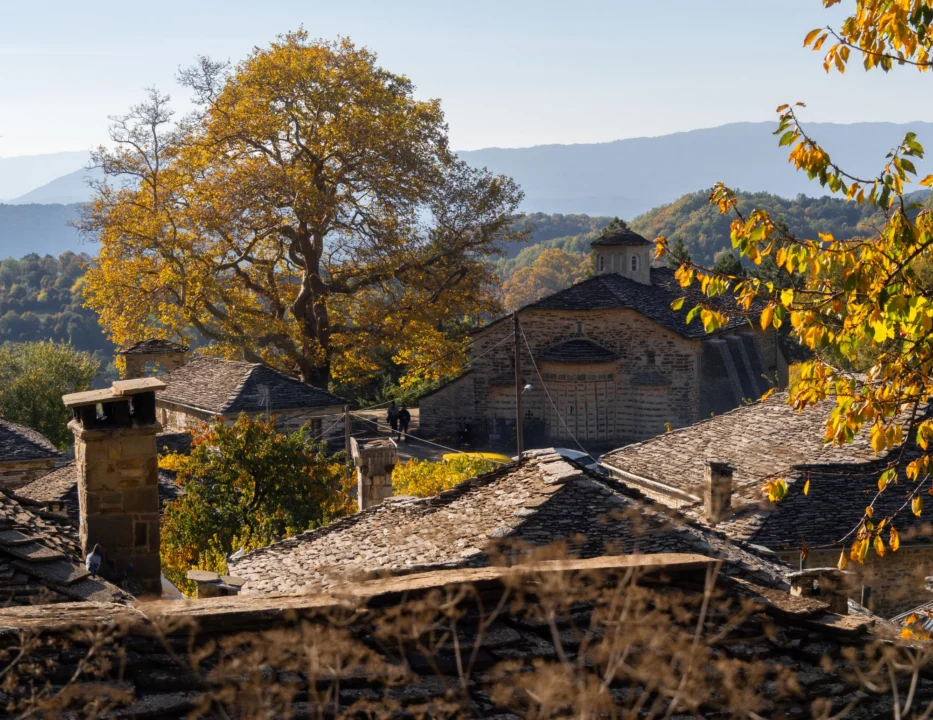 Miasto i architektura — Góry Tymfi Epirus Grecja