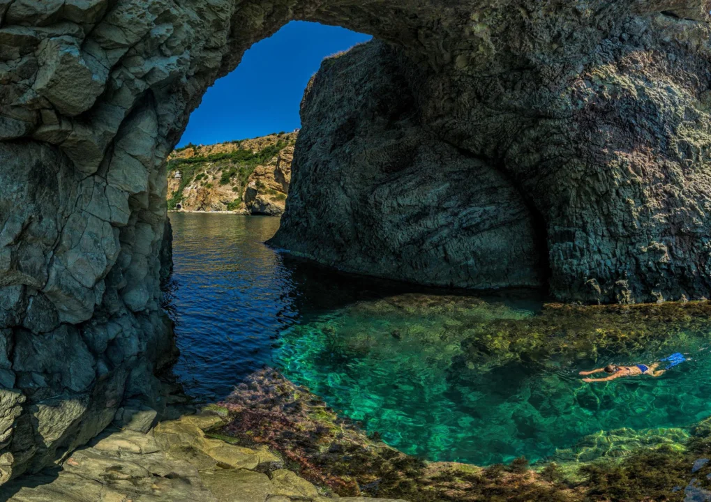 Miasto i architektura — Jaskinia Melissani Kefalonia Grecja