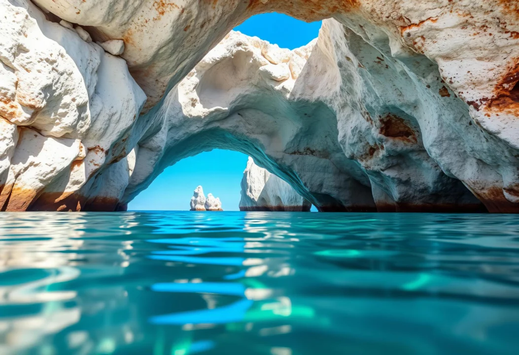 Góry i natura — Jaskinie Blue Caves Zakynthos Grecja