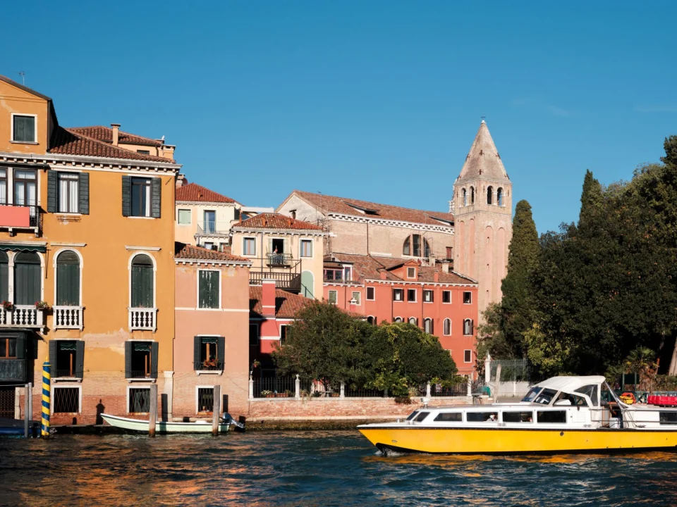 Kurort i widoki — Kanał Grande Veneto Włochy
