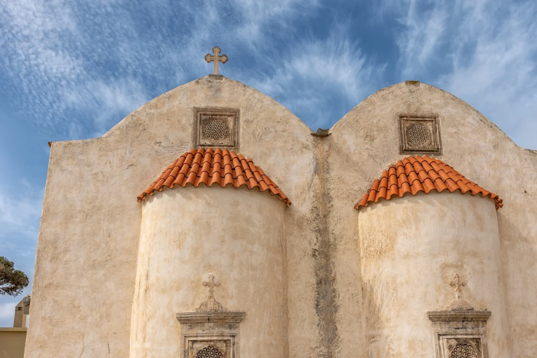 Góry i natura — Klasztor Agios Ioannis Karpathos Grecja