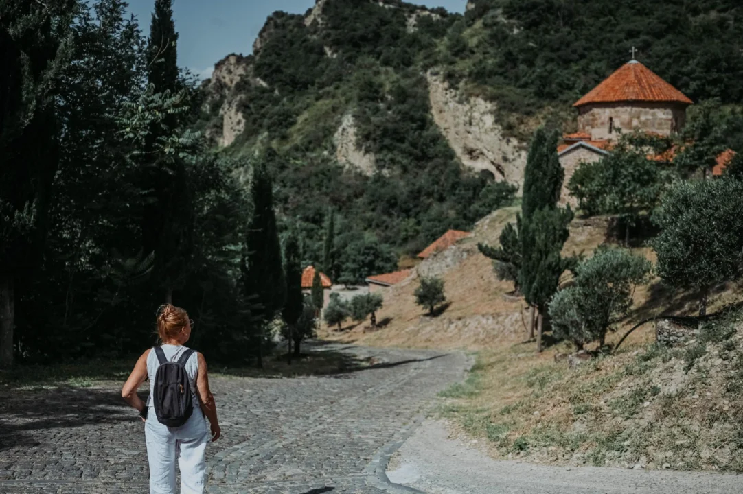 Miasto i architektura — Klasztor Timios Stavros Samos Grecja