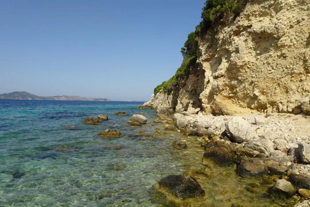 Góry i natura — Księżycowa Plaża Agios Nikolaos Zakynthos Grecja