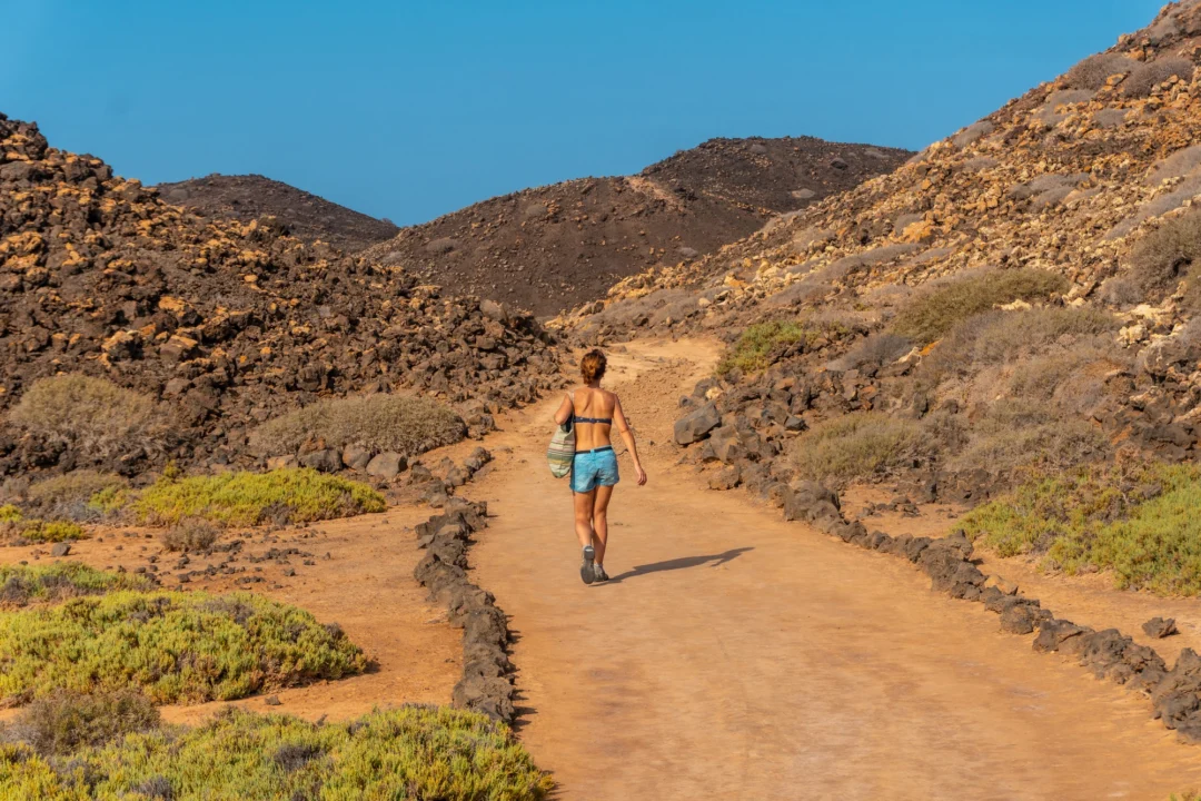Miasto i architektura — Laguna Verde Lanzarote Hiszpania