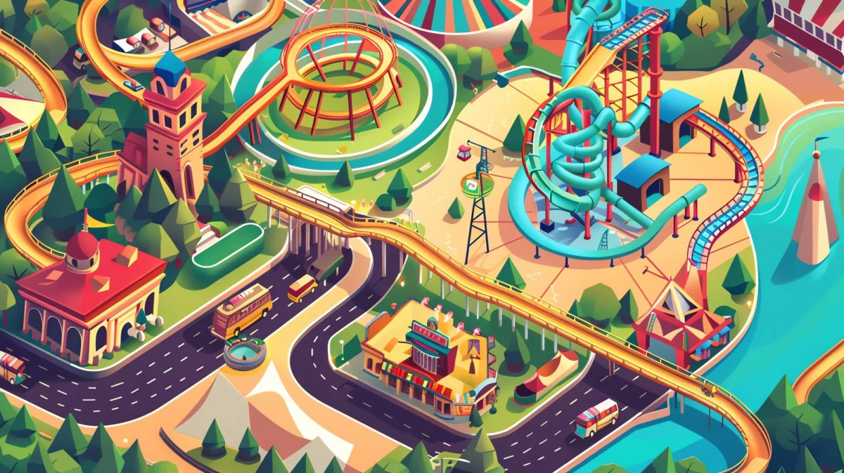 Kurort i widoki — Legoland Billund Dania