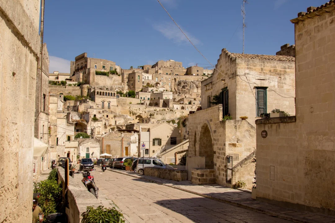 Góry i natura — Matera Apulia Włochy