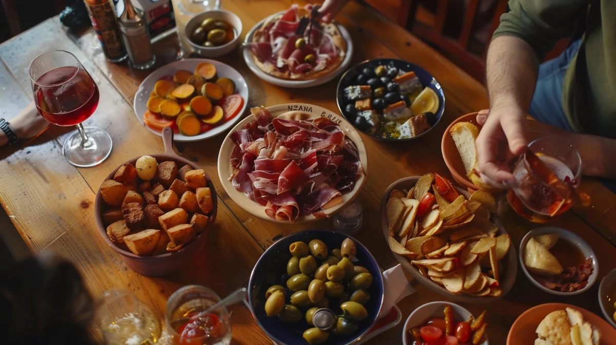 Góry i natura — Mercado de San Miguel Madryt Hiszpania