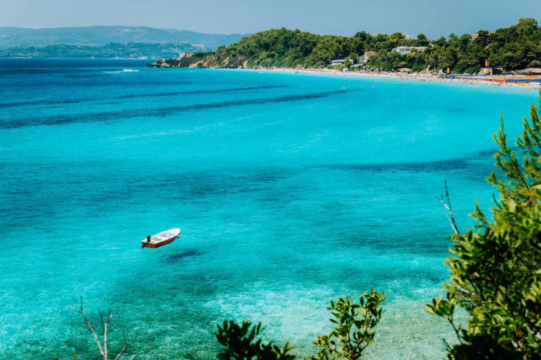 Góry i natura — Miasteczko Argostoli Kefalonia Grecja