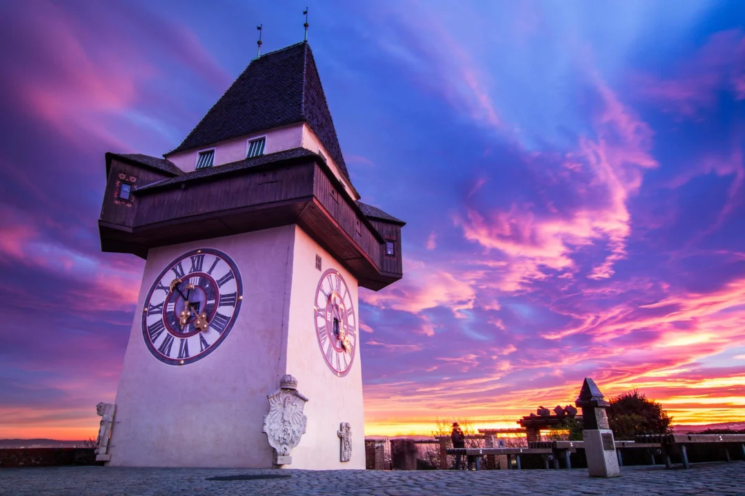 Góry i natura — Miasteczko Graz Styria Austria