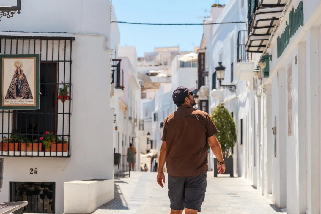 Kurort i widoki — Miasteczko Vejer de la Frontera Costa de la Luz Hiszpania