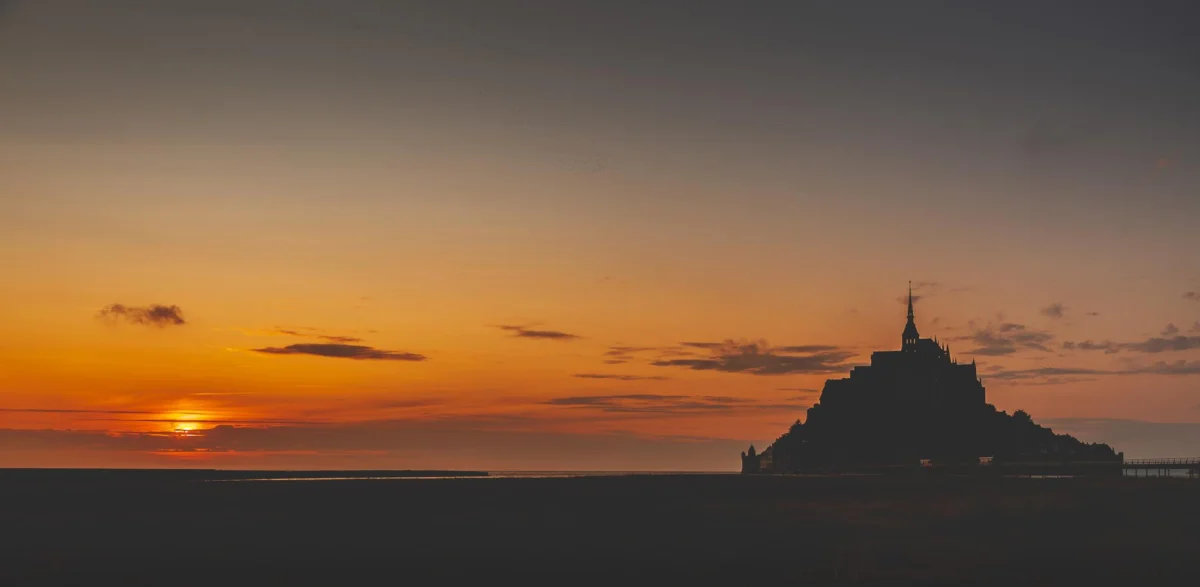 Góry i natura — Mont Saint-Michel Francja