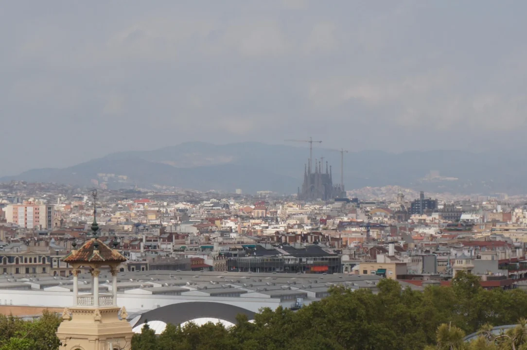 Góry i natura — Montjuïc Barcelona Hiszpania