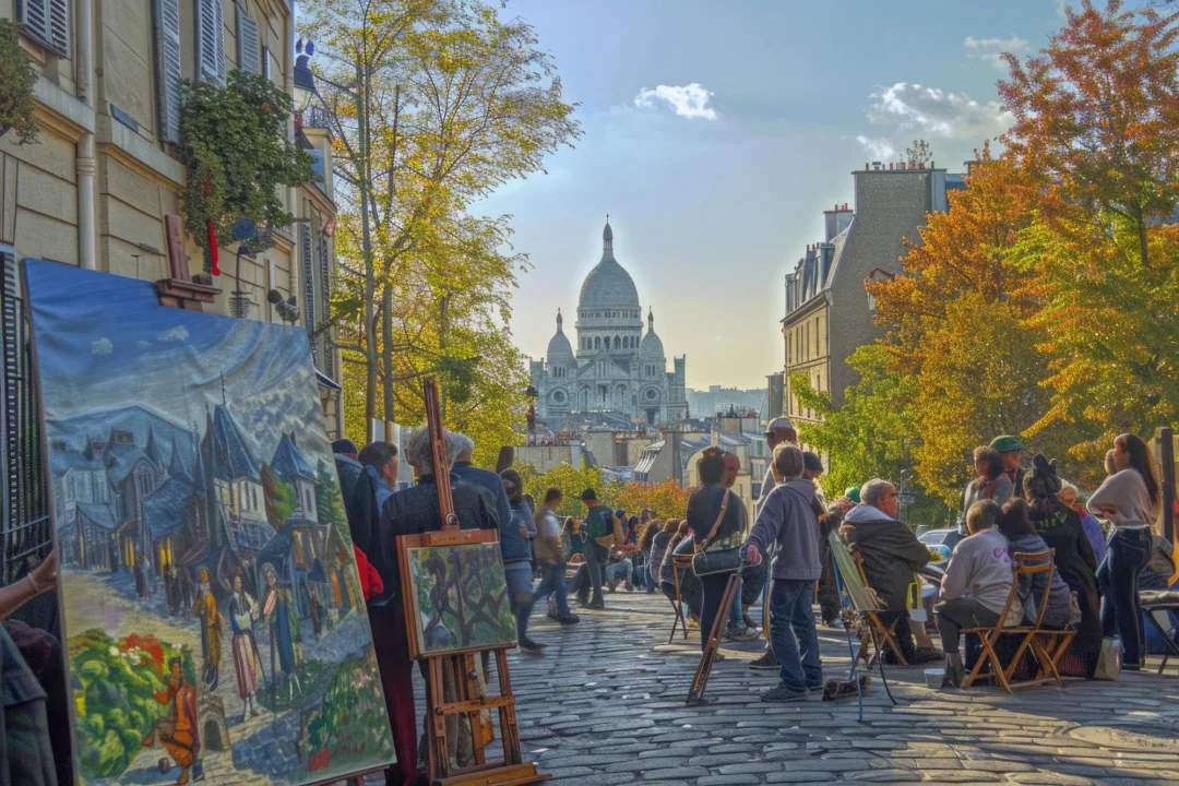 Atrakcje turystyczne — Montmartre Paryż Francja