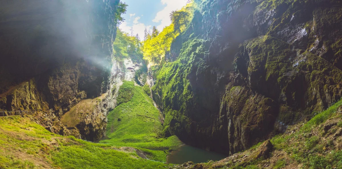 Góry i natura — Morawski Kras Czechy