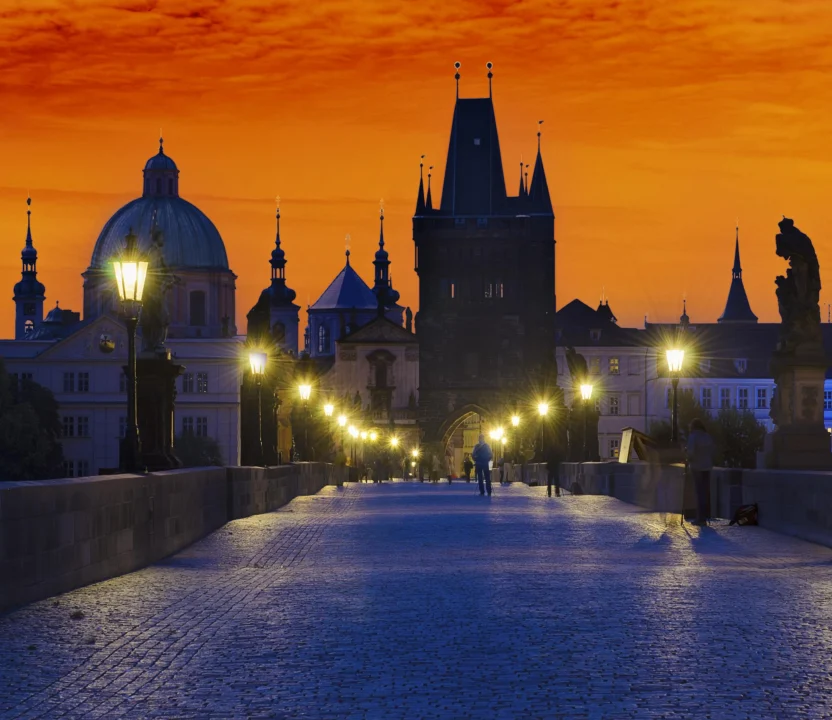 Miasto i architektura — Most Karola Praga Czechy