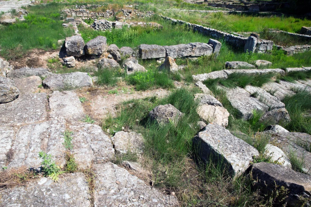 Miasto i architektura — Muzeum Archeologiczne w Dion Riwiera Olimpijska Grecja