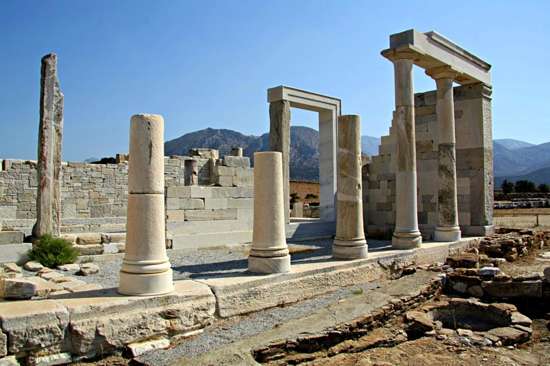 Miasto i architektura — Naxos Grecja