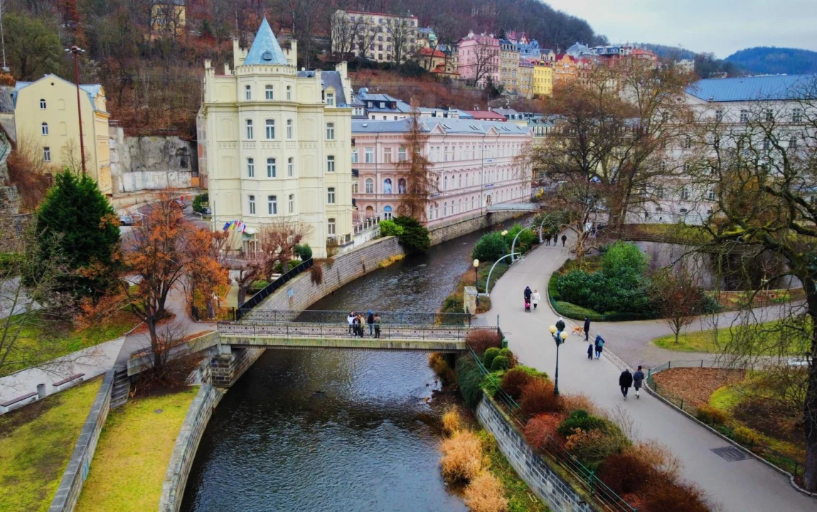 Kurort i widoki — Ogród Dvořáków Karlove Vary Czechy