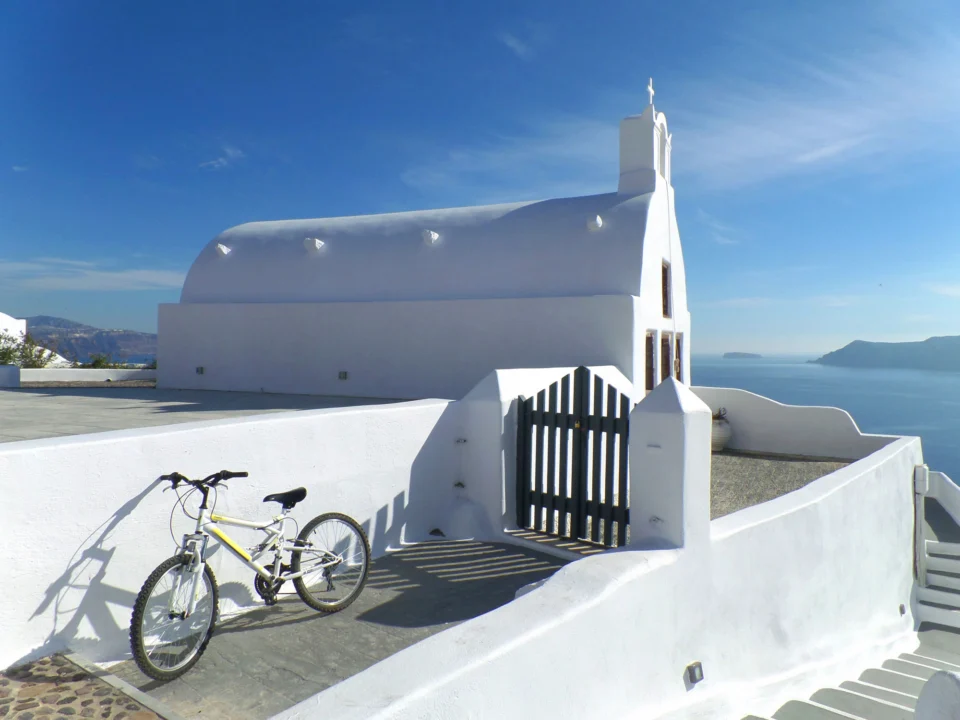 Góry i natura — Oia Santorini Grecja