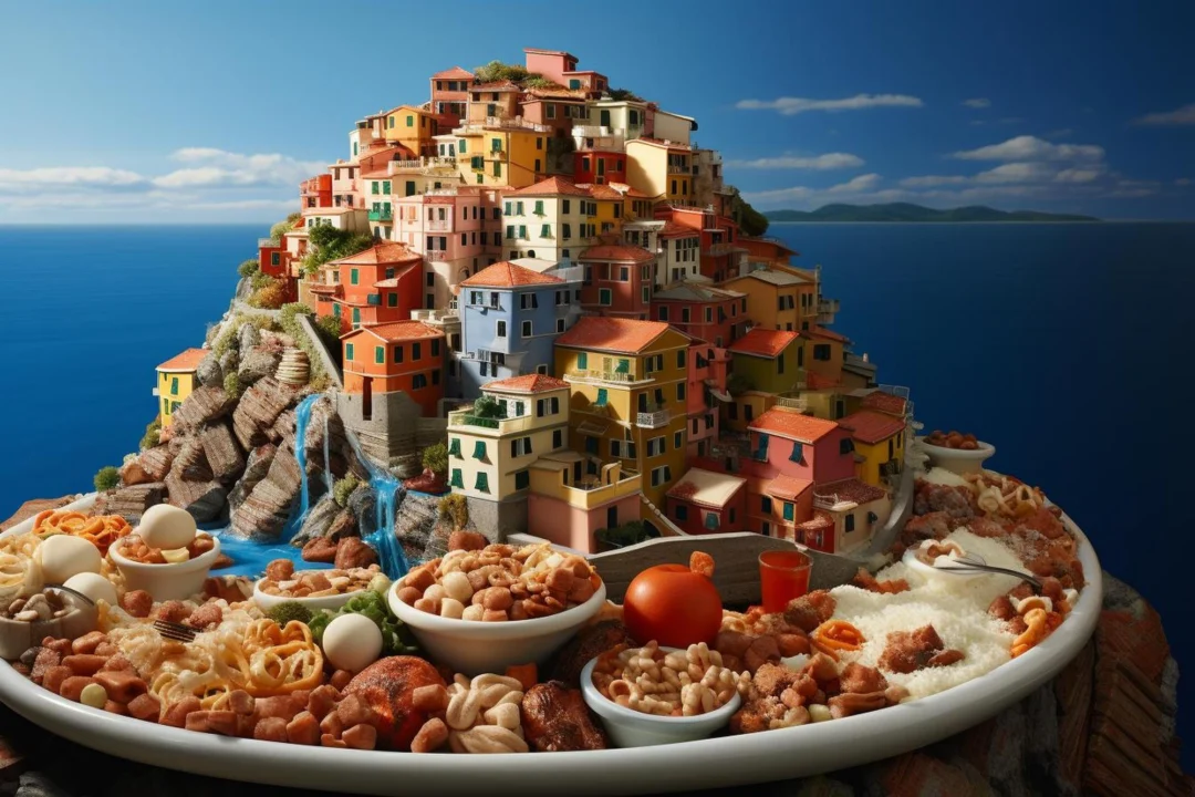 Miasto i architektura — Parco Nazionale delle Cinque Terre Wybrzeże Liguryjskie Włochy