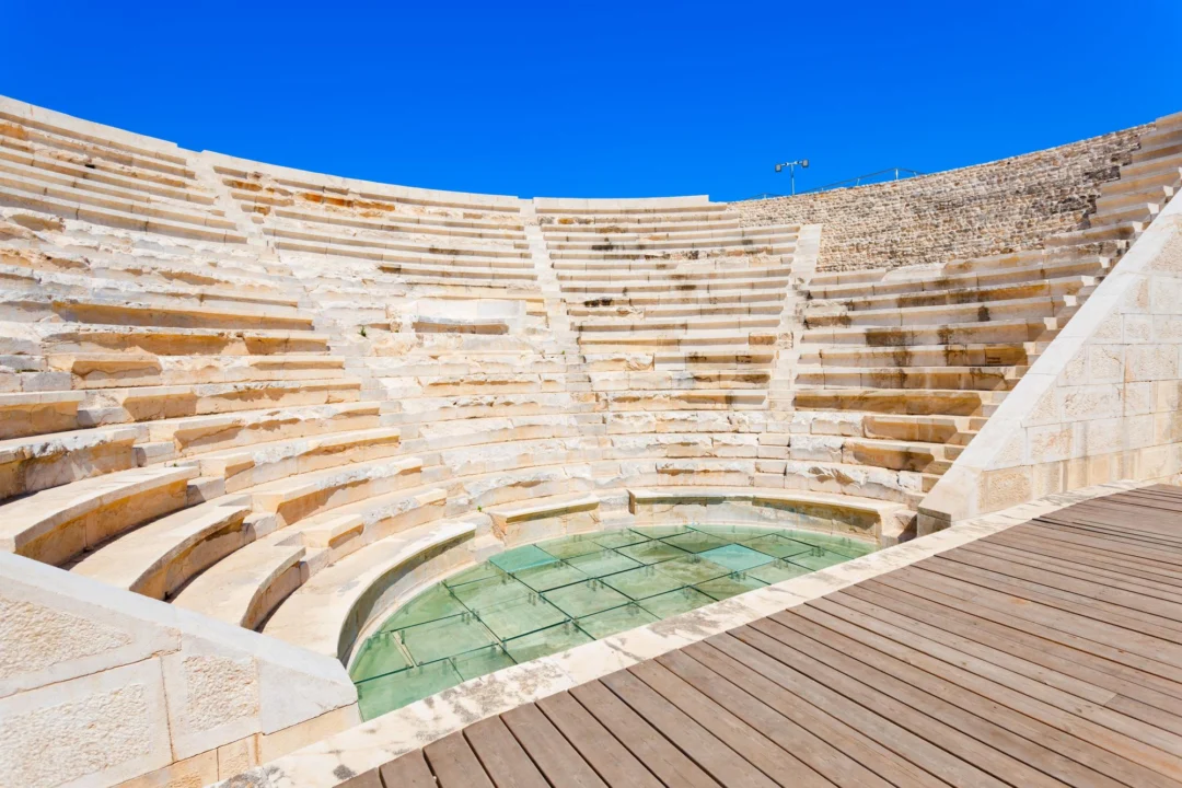 Góry i natura — Park Archeologiczny w Pafos Pafos Cypr