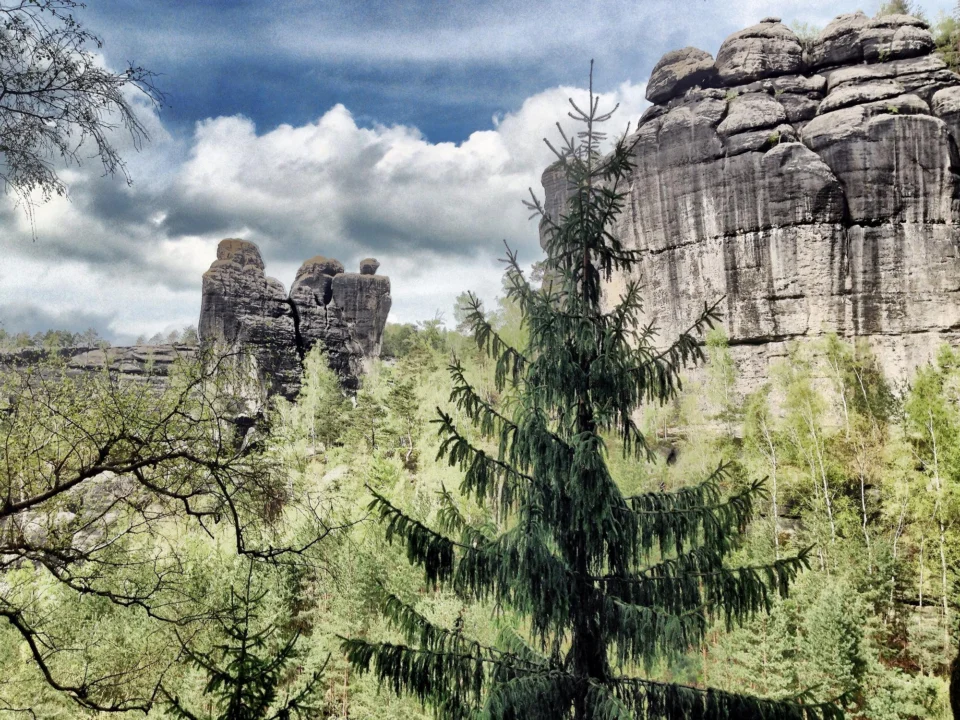 Kurort i widoki — Park Narodowy Sächsische Schweiz Saksonia Austria
