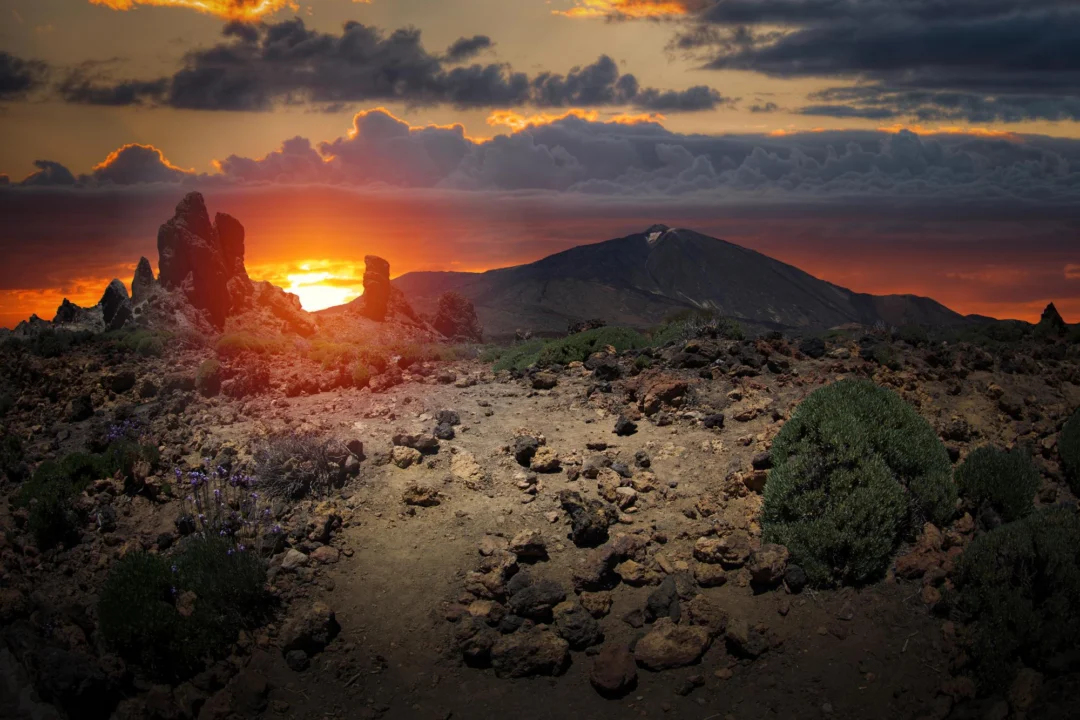 Miasto i architektura — Park Narodowy Teide Teneryfa Hiszpania