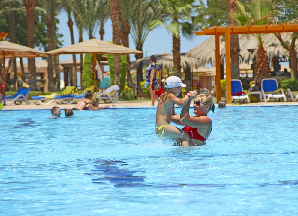 Miasto i architektura — Park wodny Makadi Water World Hurghada Egipt