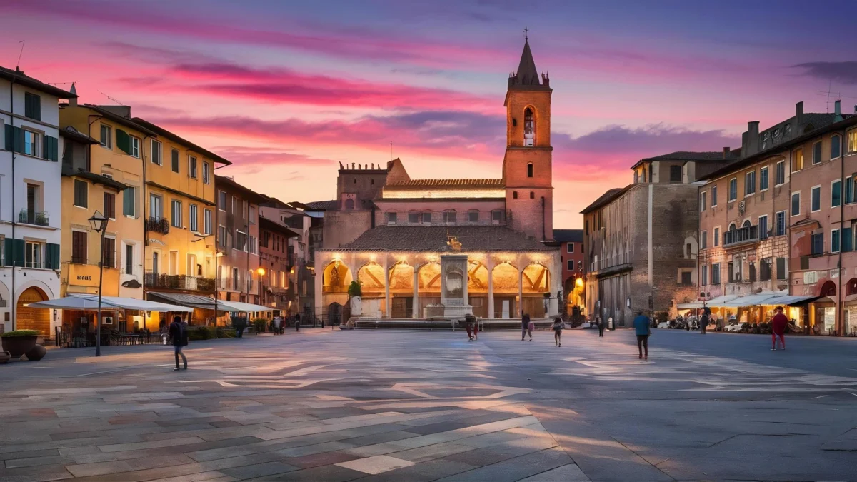 Kurort i widoki — Perugia Umbria Włochy