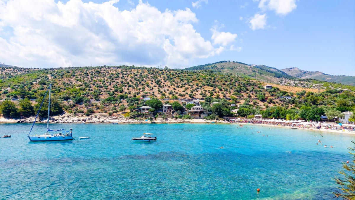 Plaża i wybrzeże — wakacje w Plaża Aliki Thassos Grecja