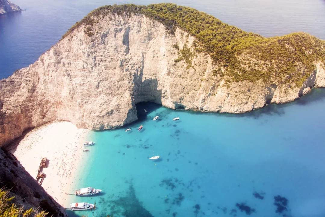 Atrakcje turystyczne — Plaża Gerakas Zakynthos Grecja