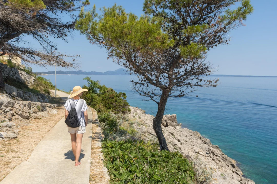 Miasto i architektura — Plaża Golden Beach Thassos Grecja