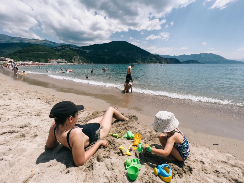 Góry i natura — Plaża Jaz Czarnogóra