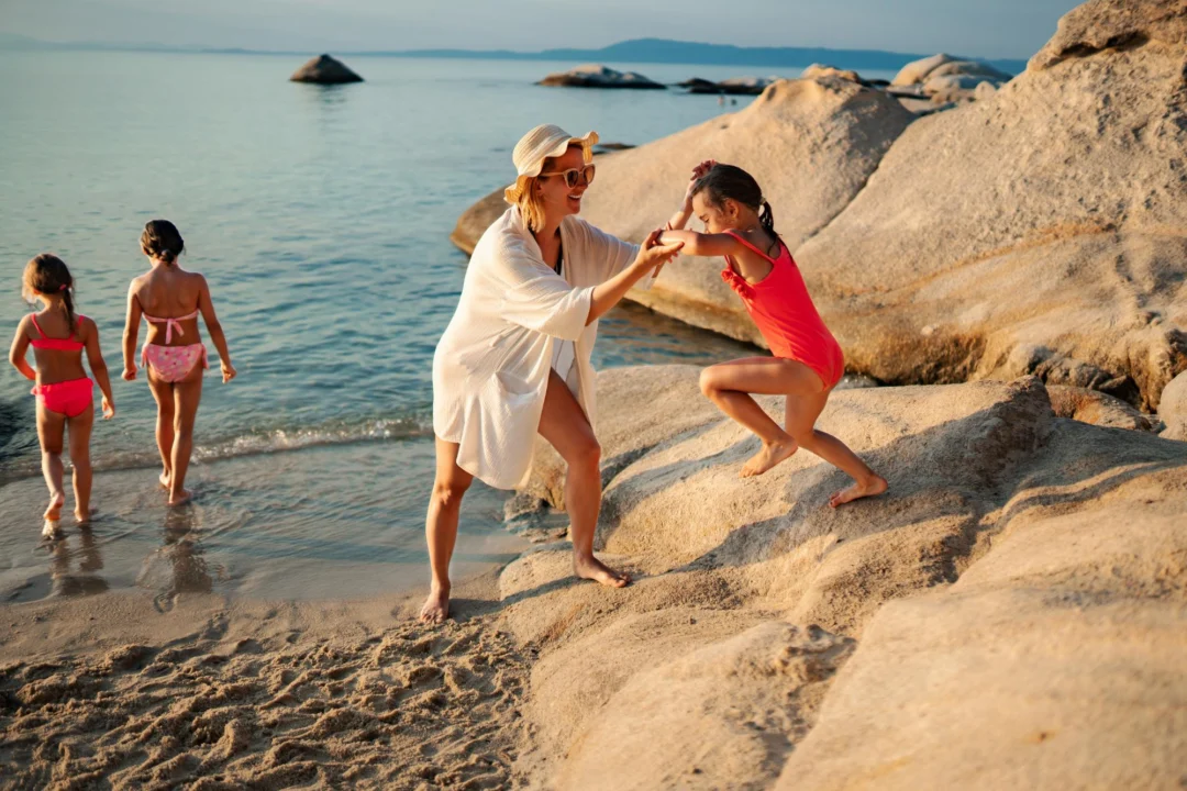 Kurort i widoki — Plaża Kathisma Lefkada Grecja