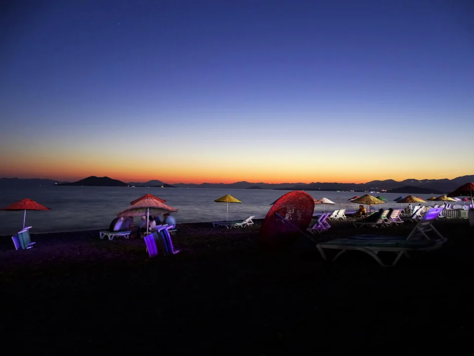 Kurort i widoki — Plaża Kefalos Kos Grecja