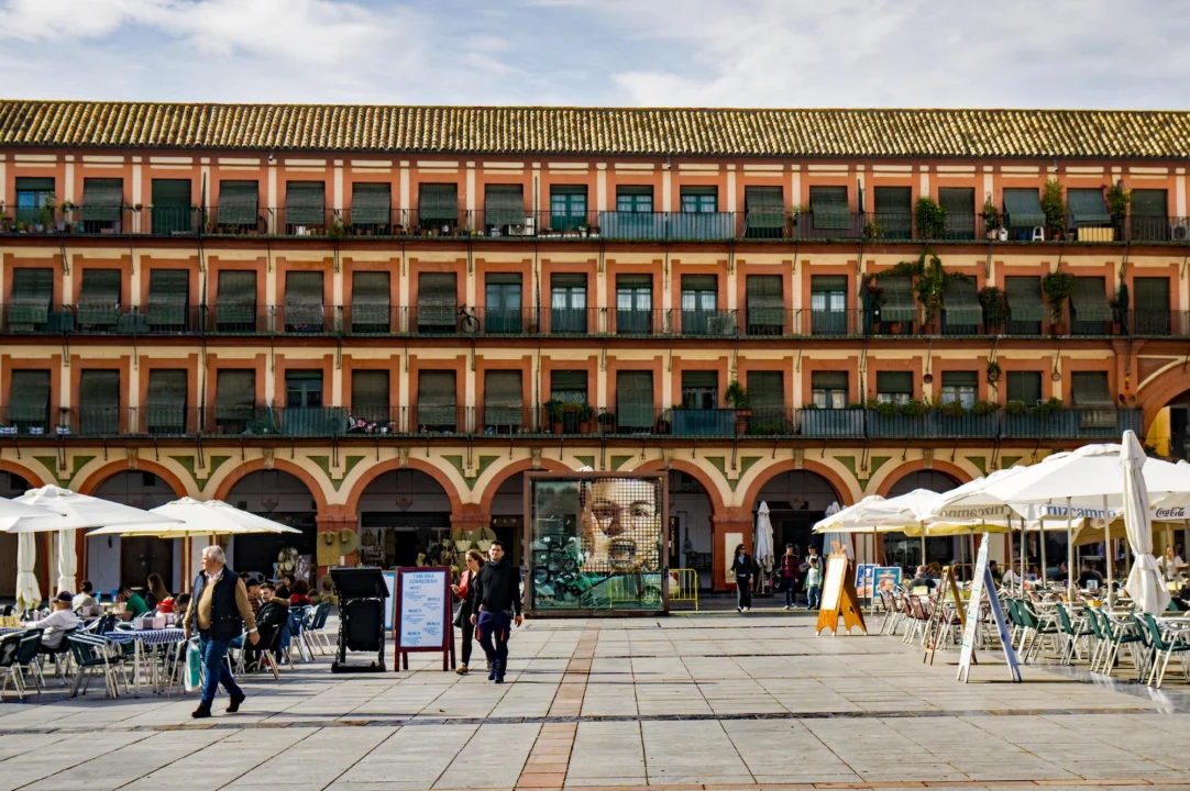 Miasto i architektura — Plaza Mayor Madryt Hiszpania