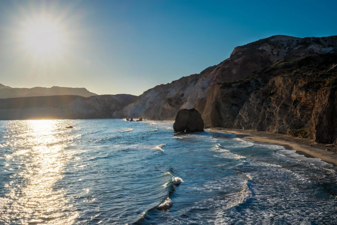Góry i natura — Plaża Milos Lefkada Grecja